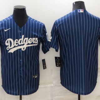 Men's Los Angeles Dodgers Blank Navy Cool Base Stitched Jersey