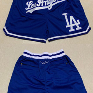 Men's Los Angeles Dodgers Blue Shorts (Run Small)