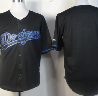 Men's Los Angeles Dodgers Customized 2012 Black Fashion Jersey