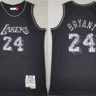 Men's Los Angeles Lakers #24 Kobe Bryant 1996-97 Stitched Basketball Jersey