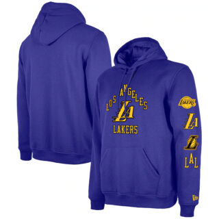 Men's Los Angeles Lakers Purple 2023 24 City Edition Pullover Hoodie