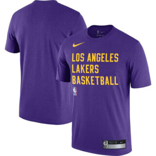 Men's Los Angeles Lakers Purple 2023 24 Sideline Legend Performance Practice T-Shirt