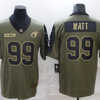 Men's Los Angeles Rams #99 Aaron Donald Nike Olive 2021 Salute To Service Limited Player Jersey