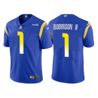 Men's Los Angeles Rams Allen Robinson II Royal Vapor Untouchable Limited Stitched Football Jersey