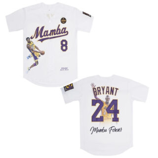 Men's Mamba #8 Back #24 bryant Cool Base Stitched Jerseys 32