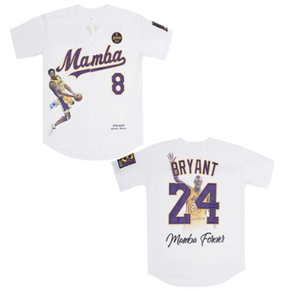 Men's Mamba #8 Back #24 bryant Cool Base Stitched Jerseys 32