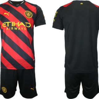 Men's Manchester City Away Blank Jersey