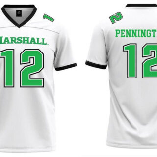 Men's Marshall Thundering Herd Active Player Custom White Stitched Jersey