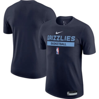 Men's Memphis Grizzlies Navy 2022 23 Legend On-Court Practice Performance T-Shirt