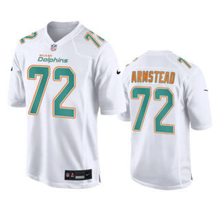 Men's Miami Dolphins #72 Terron Armstead White Fashion Vapor Untouchable Stitched Football Jersey
