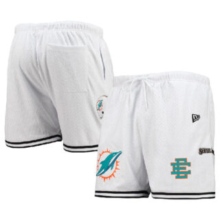 Men's Miami Dolphins Pro White Aqua Shorts