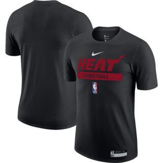 Men's Miami Heat Black 2022 23 Legend On-Court Practice Performance T-Shirt