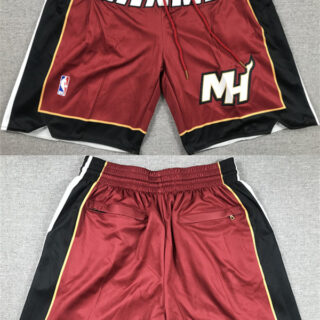 Men's Miami Heat Red Shorts (Run Small)