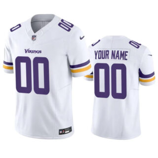 Men's Minnesota Vikings Active Player Custom White 2023 F.U.S.E. Vapor Untouchable Stitched Jersey