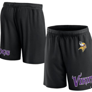 Men's Minnesota Vikings Black Shorts