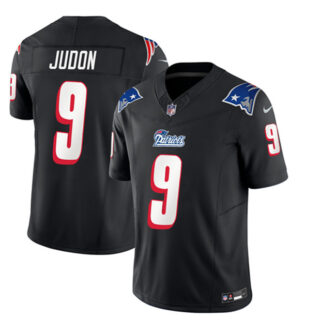 Men's New England Patriots #9 Matthew Judon Black 2023 F.U.S.E. Throwback Limited Stitched Football Jersey