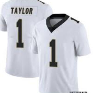 Men's New Orleans Saints #1 Alontae Taylor Limited White Vapor Untouchable Jersey