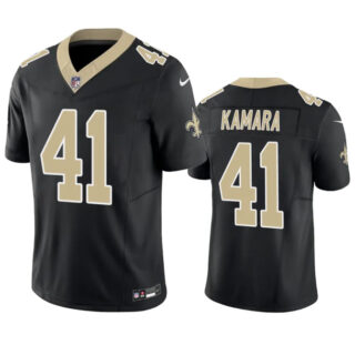 Men's New Orleans Saints #41 Alvin Kamara Black 2023 F.U.S.E. Vapor Untouchable Limited Stitched Jersey