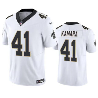 Men's New Orleans Saints #41 Alvin Kamara White 2023 F.U.S.E. Vapor Untouchable Limited Stitched Jersey