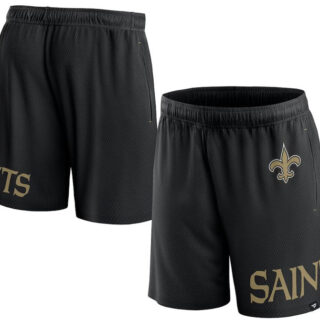 Men's New Orleans Saints Black Shorts
