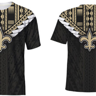 Men's New Orleans Saints Black T-Shirts