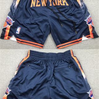 Men's New Yok Knicks Navy Shorts (Run Small)