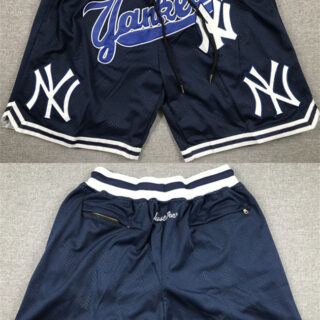 Men's New Yok Yankees Navy Shorts (Run Small)