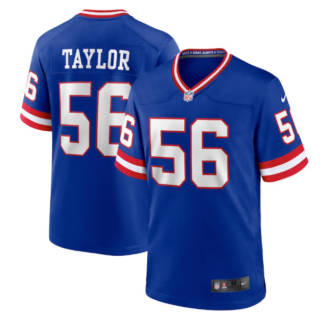 Men's New York Giants #56 Lawrence Taylor Royal Classic Retired Player Stitched Game Jersey
