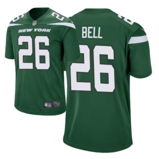 Men's New York Jets #26 Le'Veon Bell green Player Game Jersey