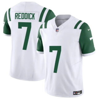 Men's New York Jets #7 Haason Reddick White 2024 Classic Alternate Vapor F.U.S.E. Limited Stitched Football Jersey