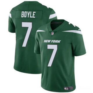 Men's New York Jets #7 Tim Boyle Green Vapor Untouchable Limited Stitched Jersey