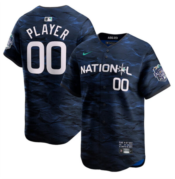 Men's New York Mets Active Player Cutsom Royal 2023 All-Star Cool Base Stitched Baseball Jersey