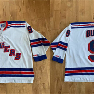 Men's New York Rangers #9 Pavel Bure White Stitched Jersey