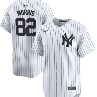Men's New York Yankees #82 Cody Morris White 2024 Home Limited Cool Base Stitched Baseball Jersey