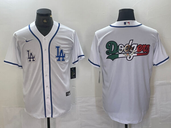 Men's New York Yankees White Team Big Logo Cool Base Stitched Baseball Jersey