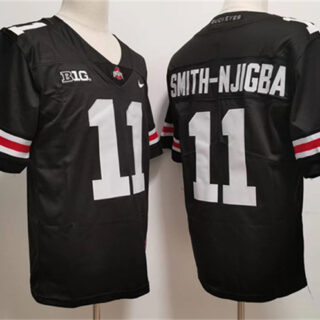 Men's Ohio State Buckeyes #11 Jaxon Smith-Njigba Black 2023 F.U.S.E. Limited Stitched Jersey