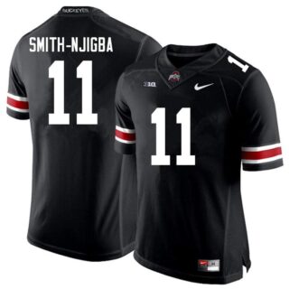 Men's Ohio State Buckeyes #11 Jaxon Smith-Njigba Black Nike College Football Jersey