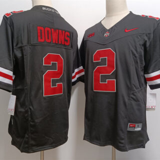 Men's Ohio State Buckeyes #2 Caleb Downs Black 2023 F.U.S.E. Limited Stitched Jersey