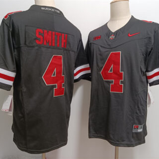 Men's Ohio State Buckeyes #4 Jeremiah Smith Black F.U.S.E. Limited Stitched Jersey