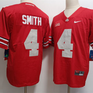 Men's Ohio State Buckeyes #4 Jeremiah Smith Red 2023 F.U.S.E. Limited Stitched Jersey