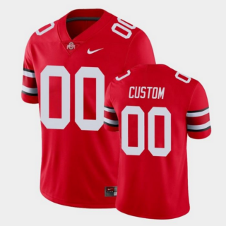 Men's Ohio State Buckeyes ACTIVE PLAYER Custom Red College Stitched Jersey