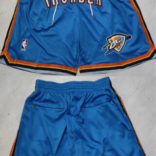 Men's Oklahoma City Thunder Blue Shorts (Run Small)
