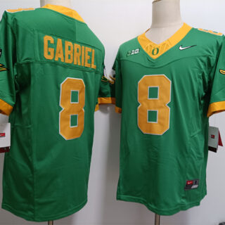 Men's Oregon Ducks #8 Dillon Gabriel Green F.U.S.E. Stitched Jersey