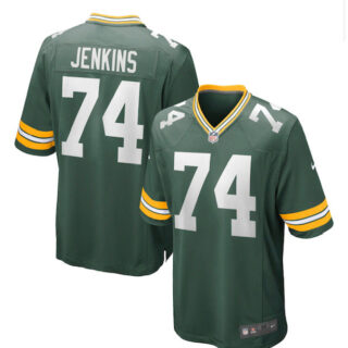 Men's Packers #74 Elgton Jenkins Green Vapor Limited Jersey
