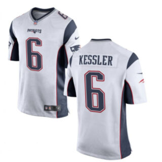 Men's Patriots #6 Cody Kessler Navy White Team Football Vapor Untouchable Limited Jersey