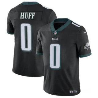 Men's Philadelphia Eagles #0 Bryce Huff Black Vapor Untouchable Limited Stitched Football Jersey