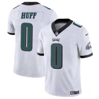 Men's Philadelphia Eagles #0 Bryce Huff White Vapor Untouchable Limited Stitched Football Jersey