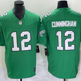 Men's Philadelphia Eagles #12 Randall Cunningham Green 2023 F.U.S.E. Vapor Untouchable Stitched Football Jersey