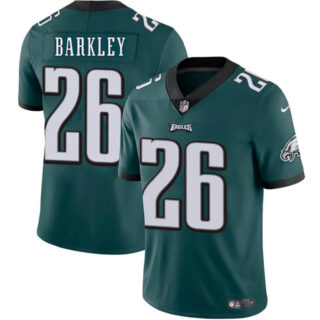 Men's Philadelphia Eagles #26 Saquon Barkley Green Vapor Untouchable Limited Stitched Football Stitched Jersey