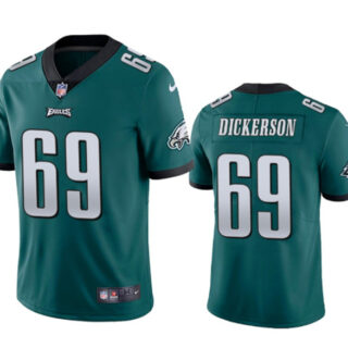 Men's Philadelphia Eagles #69 Landon Dickerson Green Vapor Untouchable Limited Stitched Jersey